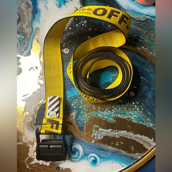 Off-White yellow and black utility belt OS - Picture 3 of 7